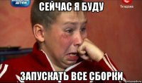 сейчас я буду запускать все сборки