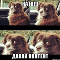 катя!!! давай контент