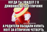 когда ты увидел 2 в днивнике а ты отличник а родители обещали купить ноут за отличную четверть