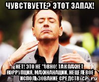 чувствуете? этот запах! нет! это не "овно! так пахнет коррупция, махинанации, нецелевое использование средств