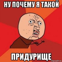 ну почему я такой придурище