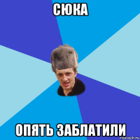 сюка опять заблатили