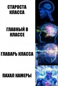 Староста класса Главный в классе главарь класса Пахал камеры