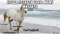 когда позвали ебать маму михаила 