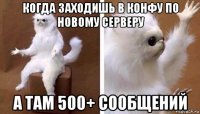 когда заходишь в конфу по новому серверу а там 500+ сообщений