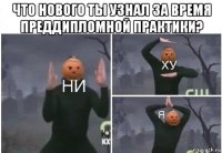 что нового ты узнал за время преддипломной практики? 