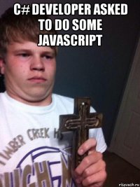 c# developer asked to do some javascript 