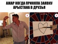 Ажар Когда приняла заявку Арыстана в друзья