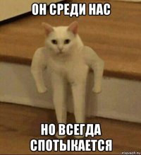 он среди нас но всегда спотыкается