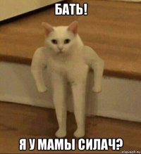 бать! я у мамы силач?