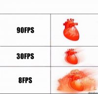 90fps 30fps 8fps