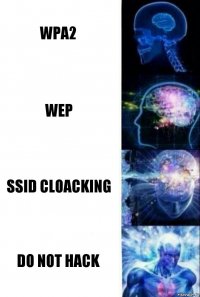 WPA2 WEP SSID Cloacking Do not hack