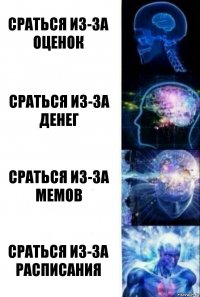 Сраться из-за оценок Сраться из-за денег сраться из-за мемов сраться из-за расписания