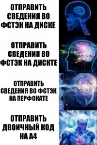 отправить сведения во фстэк на диске отправить сведения во фстэк на дискте отправить сведения во фстэк на перфокате отправить двоичный код на А4