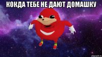 кокда тебе не дают домашку 