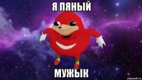 я пяный мужык