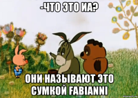 -что это иа? они называют это сумкой fabianni