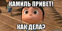 камиль привет! как дела?