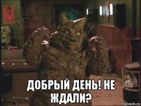  добрый день! не ждали?