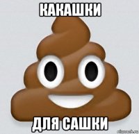 какашки для сашки