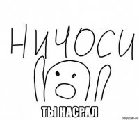  ты насрал