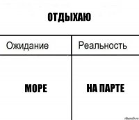 отдыхаю море на парте