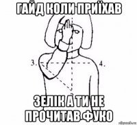 гайд коли приїхав зелік а ти не прочитав фуко