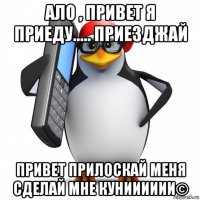 ало , привет я приеду..... приезджай привет прилоскай меня сделай мне кунииииии©