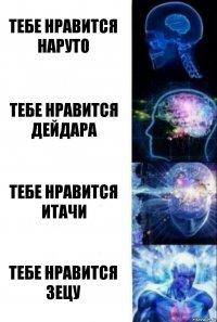 Тебе нравится Наруто Тебе нравится Дейдара Тебе нравится Итачи Тебе нравится Зецу