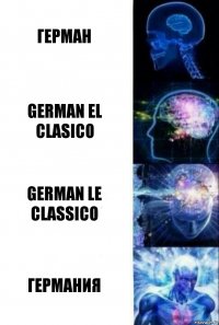 Герман German el clasico German le classico Германия