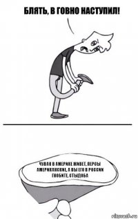 Чувак в Америке живет, персы американские, а вы его в России гнобите. Стыдоба