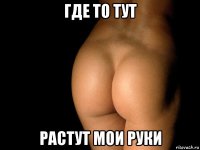 где то тут растут мои руки