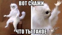 вот скажи что ты такое