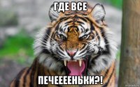 где все печееееньки?!