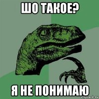 шо такое? я не понимаю