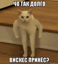 чо так долго вискес принёс?