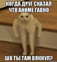 когда друг сказал что аниме гавно шо ты там вякнул?