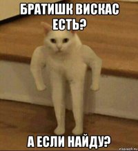 братишк вискас есть? а если найду?