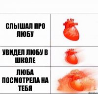 Слышал про Любу Увидел Любу в школе Люба посмотрела на тебя