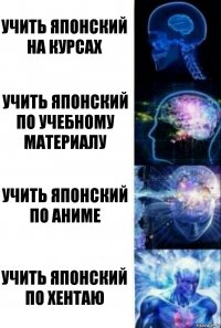 Учить японский на курсах Учить японский по учебному материалу Учить японский по аниме Учить японский по хентаю