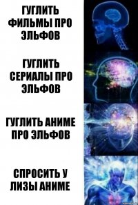 Гуглить фильмы про эльфов Гуглить сериалы про эльфов Гуглить аниме про эльфов Спросить у Лизы аниме