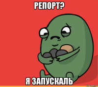 репорт? я запускаль