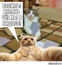 ВАСИЛЬ! ГХЛЯНЬ ЧЁ! МЫ В ВИДОСЕ!