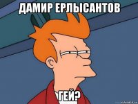 дамир ерлысантов гей?