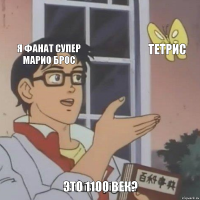 Я фанат Супер Марио Брос Тетрис Это 1100 век?