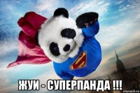  жуи - суперпанда !!!