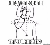 когда спросили ты что никита?