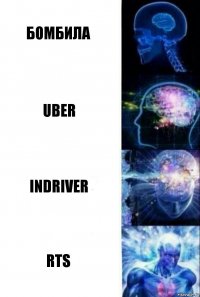 бомбила uber indriver rts