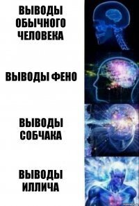 выводы обычного человека выводы фено выводы собчака выводы иллича