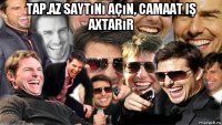 tap.az saytını açın, camaat iş axtarır 